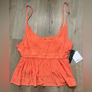 O'Neill Women's Kelby Sleeveless Top Sz XL Peach Color